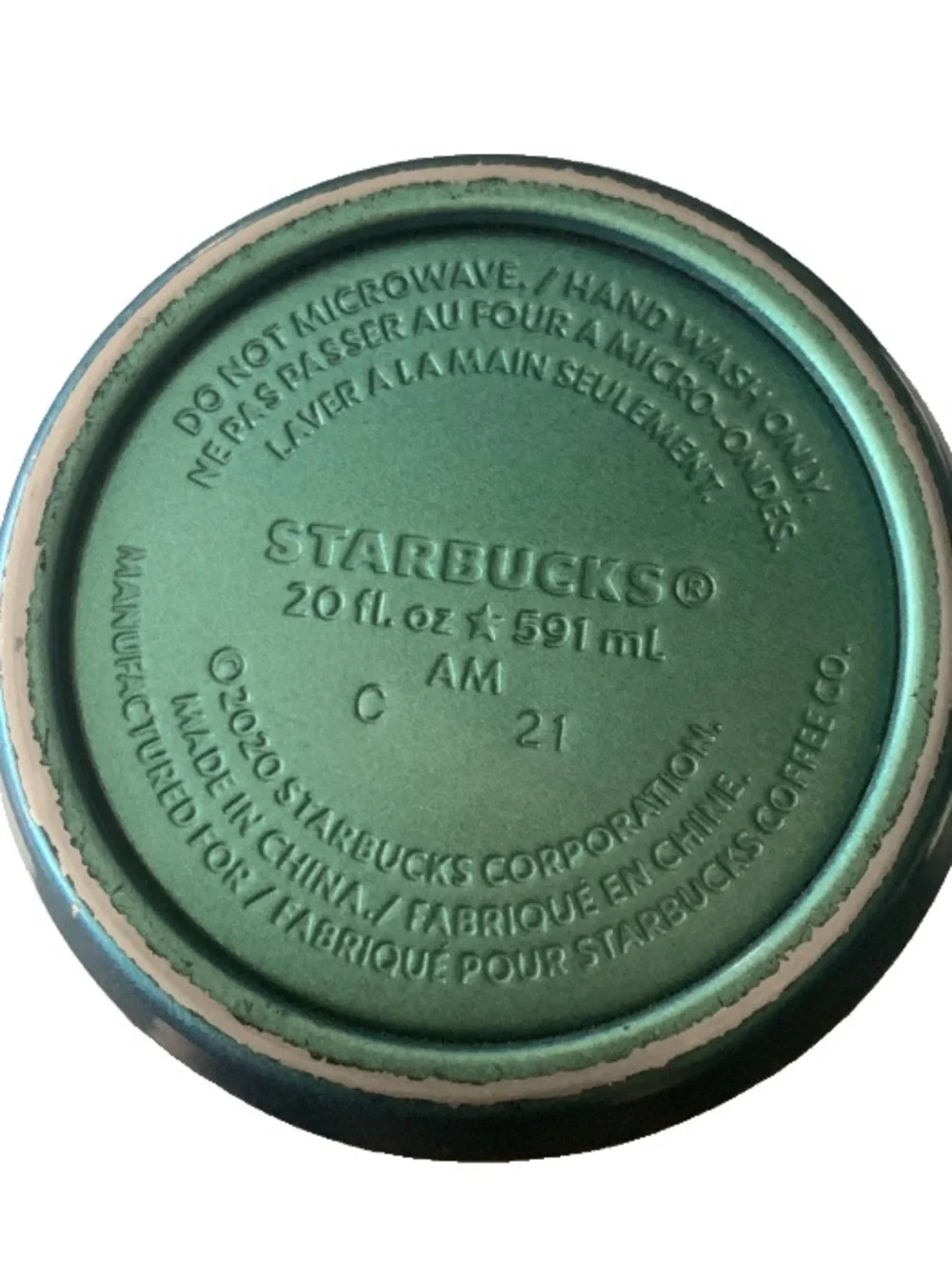 Pre Owned Starbucks 2020 Stainless Steel 20Oz Travel Tumbler Insulated